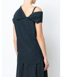 Женская темно-синяя рубашка от Jason Wu