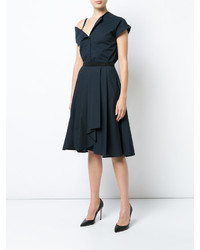 Женская темно-синяя рубашка от Jason Wu