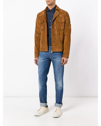 Мужская темно-синяя рубашка от Ermanno Scervino