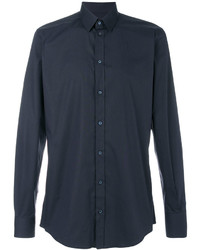 Мужская темно-синяя рубашка от Dolce & Gabbana
