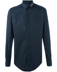 Мужская темно-синяя рубашка от Dolce & Gabbana