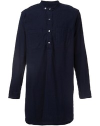 Мужская темно-синяя рубашка от Engineered Garments