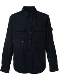 Мужская темно-синяя рубашка от Engineered Garments