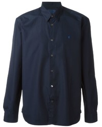 Мужская темно-синяя рубашка от Etudes Studio