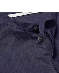 Мужская темно-синяя рубашка от Isabel Benenato