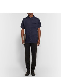 Мужская темно-синяя рубашка от Isabel Benenato