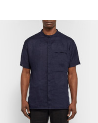 Мужская темно-синяя рубашка от Isabel Benenato