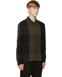 Мужская темно-синяя рубашка от Stephan Schneider