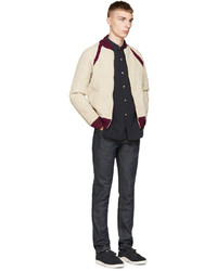 Мужская темно-синяя рубашка от VISVIM