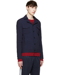 Мужская темно-синяя рубашка от Carven