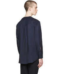 Мужская темно-синяя рубашка от Undecorated Man
