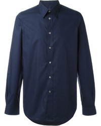 Мужская темно-синяя рубашка от Paul Smith