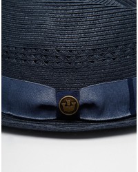 Мужская темно-синяя соломенная шляпа от Goorin Bros.