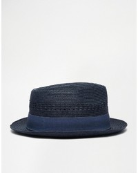 Мужская темно-синяя соломенная шляпа от Goorin Bros.