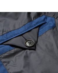 Мужская темно-синяя стеганая куртка без рукавов от Brioni