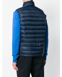 Мужская темно-синяя стеганая куртка без рукавов от Polo Ralph Lauren