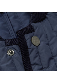 Темно-синяя стеганая полевая куртка от Canali