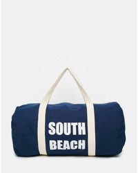 Женская темно-синяя сумка из плотной ткани от South Beach
