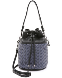 Темно-синяя сумка-мешок от Deux Lux