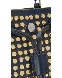 Темно-синяя сумка-мешок от Kenzo