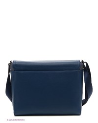 Темно-синяя сумка почтальона от Trussardi