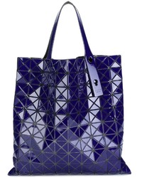 Женская темно-синяя сумка с геометрическим рисунком от Bao Bao Issey Miyake