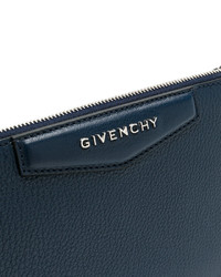 Темно-синяя сумка через плечо с геометрическим рисунком от Givenchy