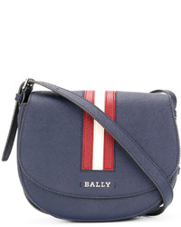 Темно-синяя сумка через плечо от Bally