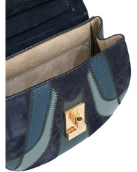 Женская темно-синяя сумка от Chloé