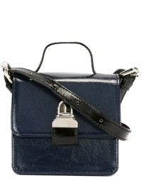 Женская темно-синяя сумка от MM6 MAISON MARGIELA