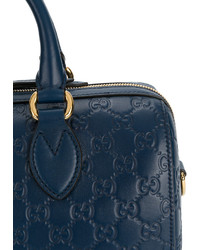 Женская темно-синяя сумка от Gucci