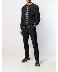 Мужская темно-синяя университетская куртка от Eleventy