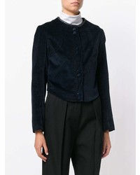 Женская темно-синяя университетская куртка от Nina Ricci