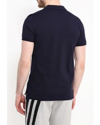 Мужская темно-синяя футболка-поло от adidas Originals