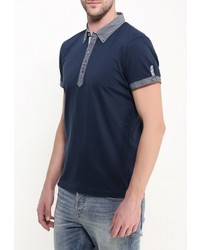 Мужская темно-синяя футболка-поло от Best Mountain