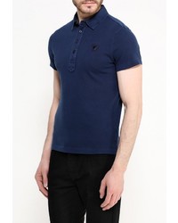 Мужская темно-синяя футболка-поло от Blauer