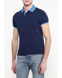 Мужская темно-синяя футболка-поло от Blauer