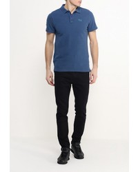 Мужская темно-синяя футболка-поло от BLEND