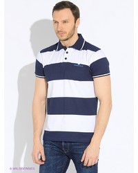 Мужская темно-синяя футболка-поло от Blue Seven