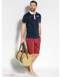 Мужская темно-синяя футболка-поло от BOSCO