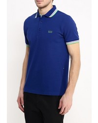 Мужская темно-синяя футболка-поло от Boss Green