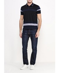 Мужская темно-синяя футболка-поло от Boss Green