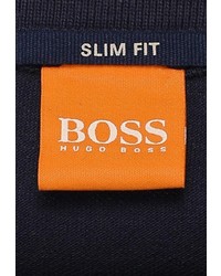 Мужская темно-синяя футболка-поло от Boss Orange
