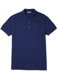 Мужская темно-синяя футболка-поло от Bottega Veneta