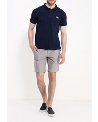 Мужская темно-синяя футболка-поло от Bruebeck