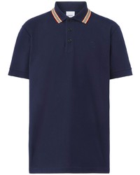 Мужская темно-синяя футболка-поло от Burberry