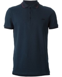 Мужская темно-синяя футболка-поло от Burberry