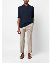 Мужская темно-синяя футболка-поло от PT TORINO