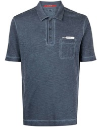 Мужская темно-синяя футболка-поло от C.P. Company