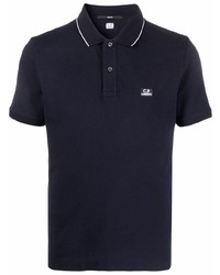 Мужская темно-синяя футболка-поло от C.P. Company